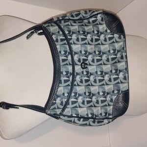 Vintage Blue Etienne Aigner Material Purse